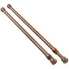 KXLIFE 2 Pack Small Spring Tension Curtain Rod 16 to