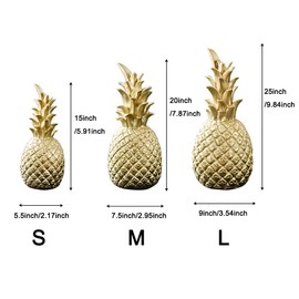 Pineapple Decoration Ornaments, Artificial Pineapple Ornament Modern Pineapple Desktop Ornament Living Room DIY Bedroom Nordic Home Decor