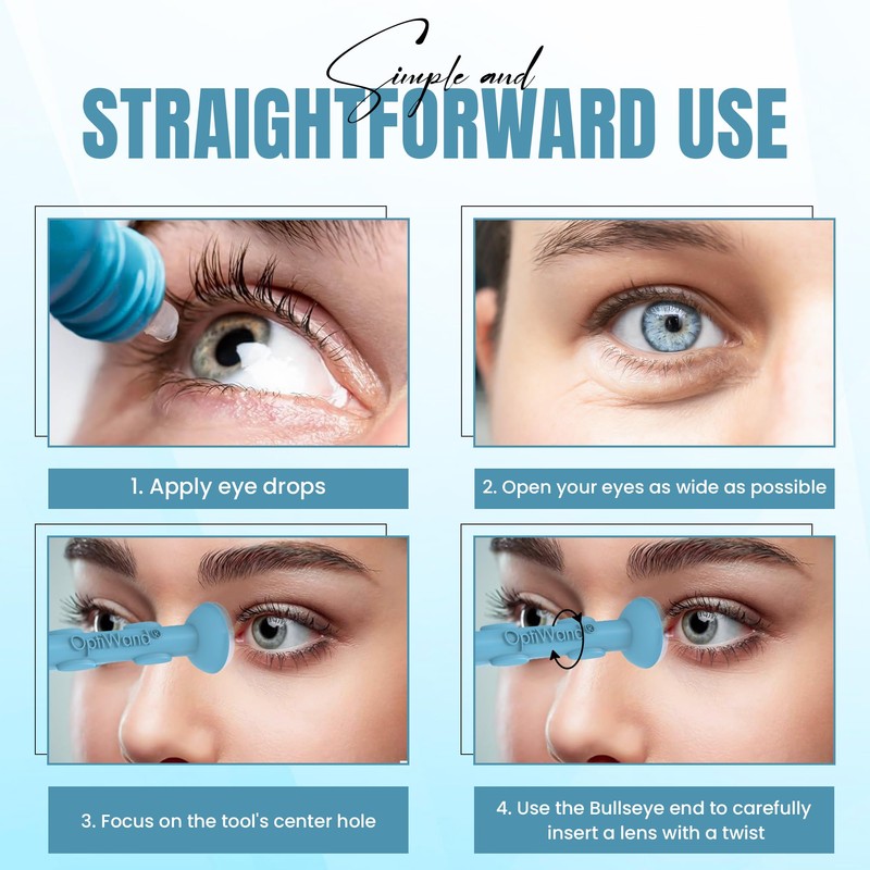 OptiWand - Portable Soft Contact Lens Removal & Insertion Tool