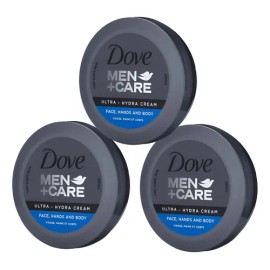 Dove Men+care Ultra Hydra Cream Hidratante Corporal 3 Pack Dove Men