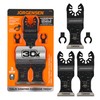 Jorgensen 3Pcs Multi Tool Blades for Metal, Carbide Multitool Blades