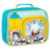 Raving Rabbits bag, lunch box and bottle