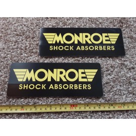 Monroe Lot of 2 Monroe Shocks Struts Racing Decals Stickers NHRA Nascar Stock Hot Rod
