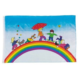 GoKi Flag Playing Children