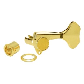 Gotoh NEW Gotoh GB350 RES-O-LITE Aluminum Bass 4-String Tuning Keys L2+R2 Set - GOLD
