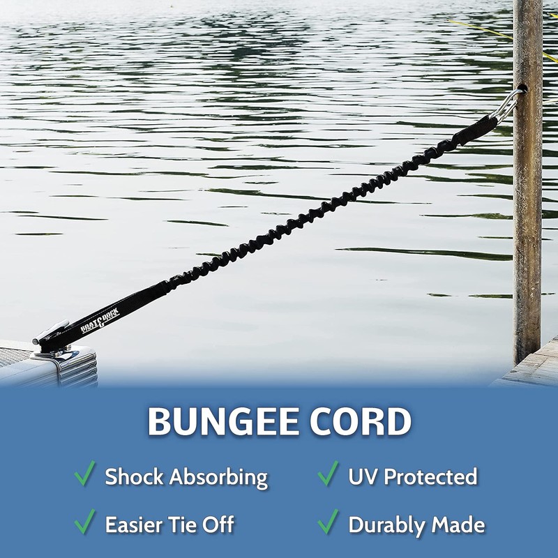 Boat Lines & Dock Ties - Boat Dock Tie Bungee