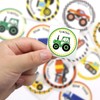 Truck Stickers for Kids 500PCS Perforated Roll Construction Sticker Car