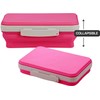 It's Academic Flexi Storage Boxes with Lids, Collapsible Pencil Case