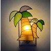 Palm Tree Stained Glass Night Light: Premium Handmade in USA