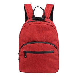 FIREDOG Mini Smell Proof Backpack with Lock for Men Women Travel, Red, 1 Count (Pack of 1), Traveling