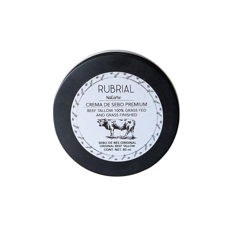 Crema De Sebo De Res Premium Rubrial 80 ml