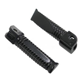 HASkulle Front Foot pegs for Yamaha YZF 600R R6 R6S R1 FZ6 FZ Fazer XJR FJR 1300 Black