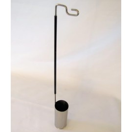 Stainless Steel Canister, Storage Tank Dipper, Diameter 38 mm 1 1/2 inch (38(D) x125(H1) x560(H))