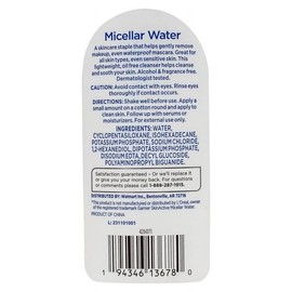 P L-RA Micellar Cleansing Water For A Gentle Makeup Removal, Fragrance Free, 13.5 Fl Oz - A Skincare Staple That Helps Gently Remove Makeup, Even Waterproof Mascara