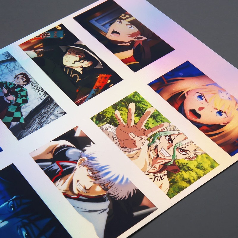 A-SUB 10 Sheets Printable Hologram Label Stickers Paper for Dye