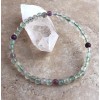 Unbranded Rainbow Fluorite Stackable Layering Bracelet 4mm Beaded Gemstone Healing