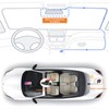 3 Channel Dash Cam 2K+1080P Front, Inside and Rear, Screenless