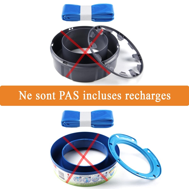 12 Refills High Capacity Eco Friendly Waste Bin Compatible with