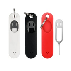 Samcos SIM Card Release Pin Removal Pin SIM Eject Pin for Mobile Phones and Smartphones, Replacement Parts, Removal Tool, Keychain Included (Set of 3)