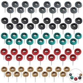 VEGCOO 75 Pcs Dremel Sanding Bits, Dremel Polishing Kit Accessories, Polishing Wheels for Use With Most Models Of Power Tools