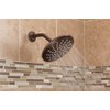 Moen Oil Rubbed Bronze Bathroom Rain Showerhead, 8-inch Wide Fixed