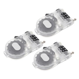 KOMBIUDA 6pcs Portable Anti-Theft Skateboard Lock Lightweight Retractable Cable for Snowboard Bike Security Compact Design for Outdoor Activities Combination Lock for Safe Use