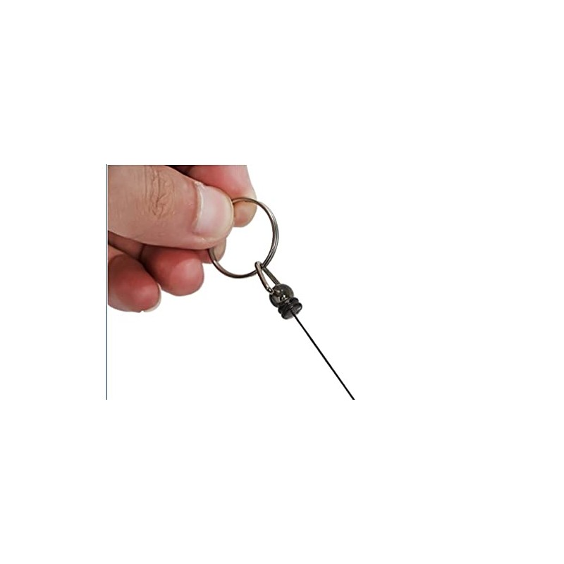 grepo Keychain, Reel, Key Holder, Carabiner Hook Included, Keys, Set