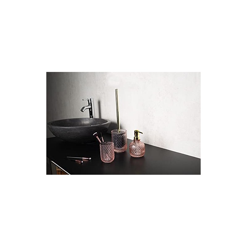 RIDDER Toilet Brush Jade Transparent Pink