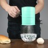MaMix Stainless Steel Baking Hand Crank Flour Sifter with 2