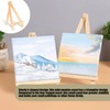 21 Pcs Mini Easel Stand for Display, Wooden Display Stands