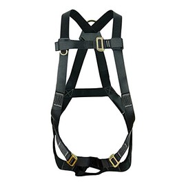 Fusion Climb Vertigo Basic Full Body Adjustable Zipline Harness 23kN M-L Black