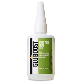 GluBoost - Master Thin Super Glue - Clear Strong Super Thin CA Glue for Woodworking, General Repairs, Hobby and More, Cyanoacrylate Glue for Wood, Plastic, Ceramic, Metal, Rubber and More