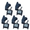 Mintice™ 5 X 12V 20A Carbon Fiber Cover Rocker Toggle