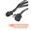 RACOONA 50W 6 Ohm Headlight Bulb Relay Harness Adapter Anti