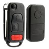 KeylessOption Replacement Keyless Entry Remote Fob Clicker Flip Key Shell