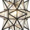 DIRYZON EUL Moravian Star Pendant Light 16 inch Seeded Glass