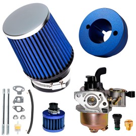 JMCHstore Carburetor Air Filter Adapter Kit for Monster Mega Moto MMB80 MMB105, Coleman B100 RB100 105cc, Motovox MBX10 Baja DB30 97cc Orxyearth Dirt Kids Mini Bike Lifan 80cc MMK80 Go Kart BLUE