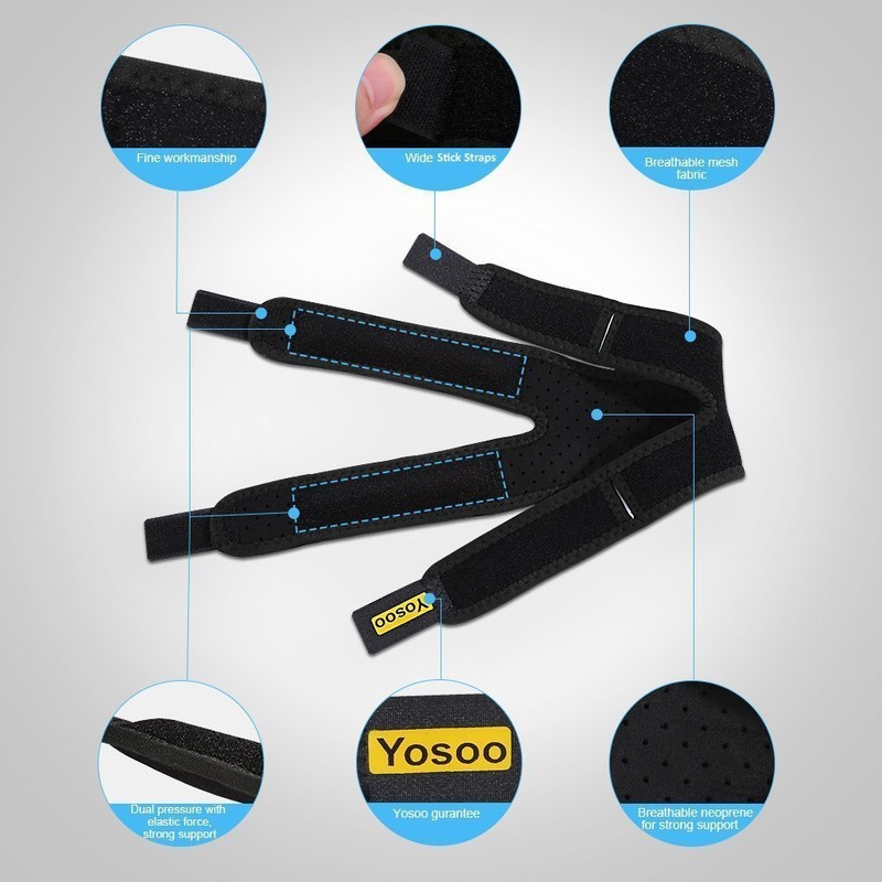 Knee Support Patella Knee Strap Adjustable Neoprene Infrapatellar Band Brace