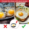 4PCS Egg Ring Stainless Steel Egg Rings with Anti-Scald Folding
