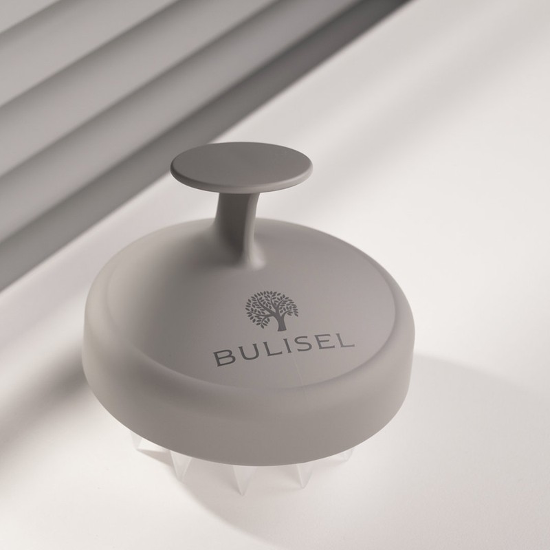 99.9% antibacterial Buricell scalp massage shampoo brush, black / 99.9%