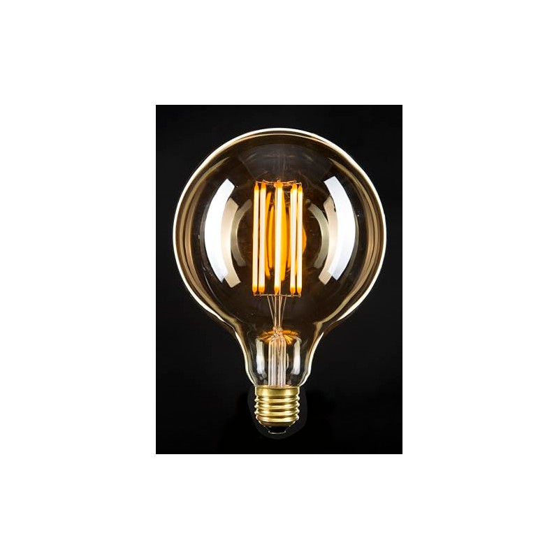 Brilliant 8 Watt G125 2700K E27 Moonbeam Vintage Spherical Filament