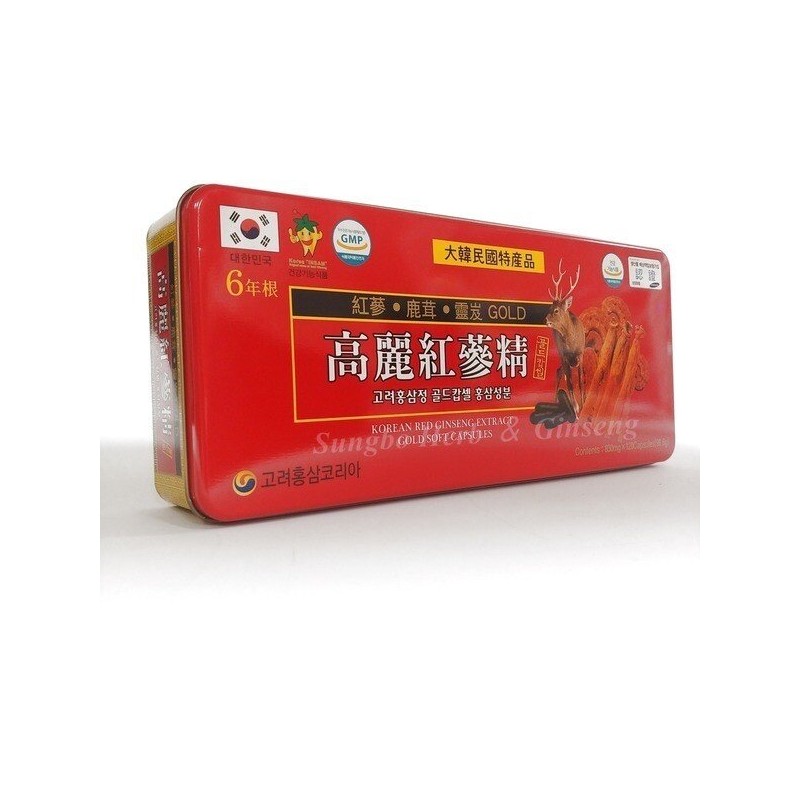 홍삼캅셀 홍삼캡슐 고려홍삼정골드캅셀 홍삼성분 정원 Korean Red Ginseng Capsule Korean