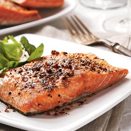 Wild Alaskan Sockeye Salmon: 6 Oz Dinner Fillets (Six 6 oz dinner fillets)