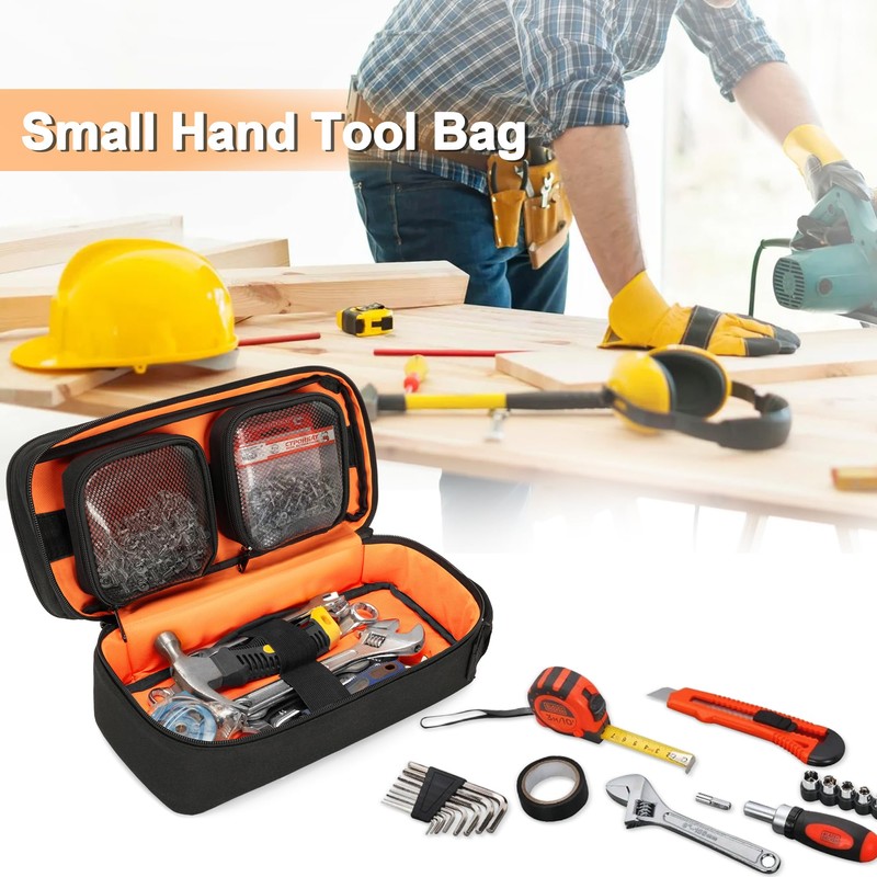 Rexmica Heavy Duty Small Tool Bag with 2 Detachable Tool