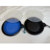 Limpet Collapsible Bowls,Set of 2 Travel Water Bowls for Pets,