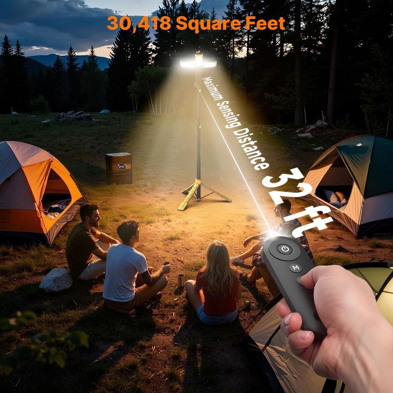 OGERY Camping Lights with Remote, 18000mAh Rechargeable Camping Lantern