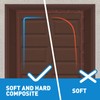 HOMWMPA Garage Door Seal Top and Sides, 34.4FT Garage Door