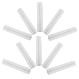 Angoily 1set Transparent Pencil Caps Protector Durable Pencil Topper Holders for School Office Stationery Supplies Easy to Use Fun Colorful Design for Students 10pcs