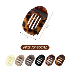 6 pieces for the hair pin for women, hair styling accessories for women, hair pin made of plastic, hair pin with hairpins, non-non-slip hair pin.