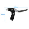 WEERAS Synchronous Brake Lever Black/Chrome for Double Bicycle Brake Cables
